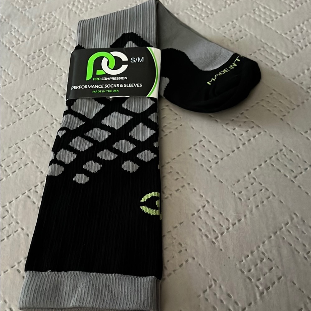 Black and Gray Athletic Socks